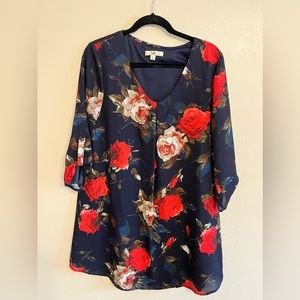Floral Long Sleeve Dress